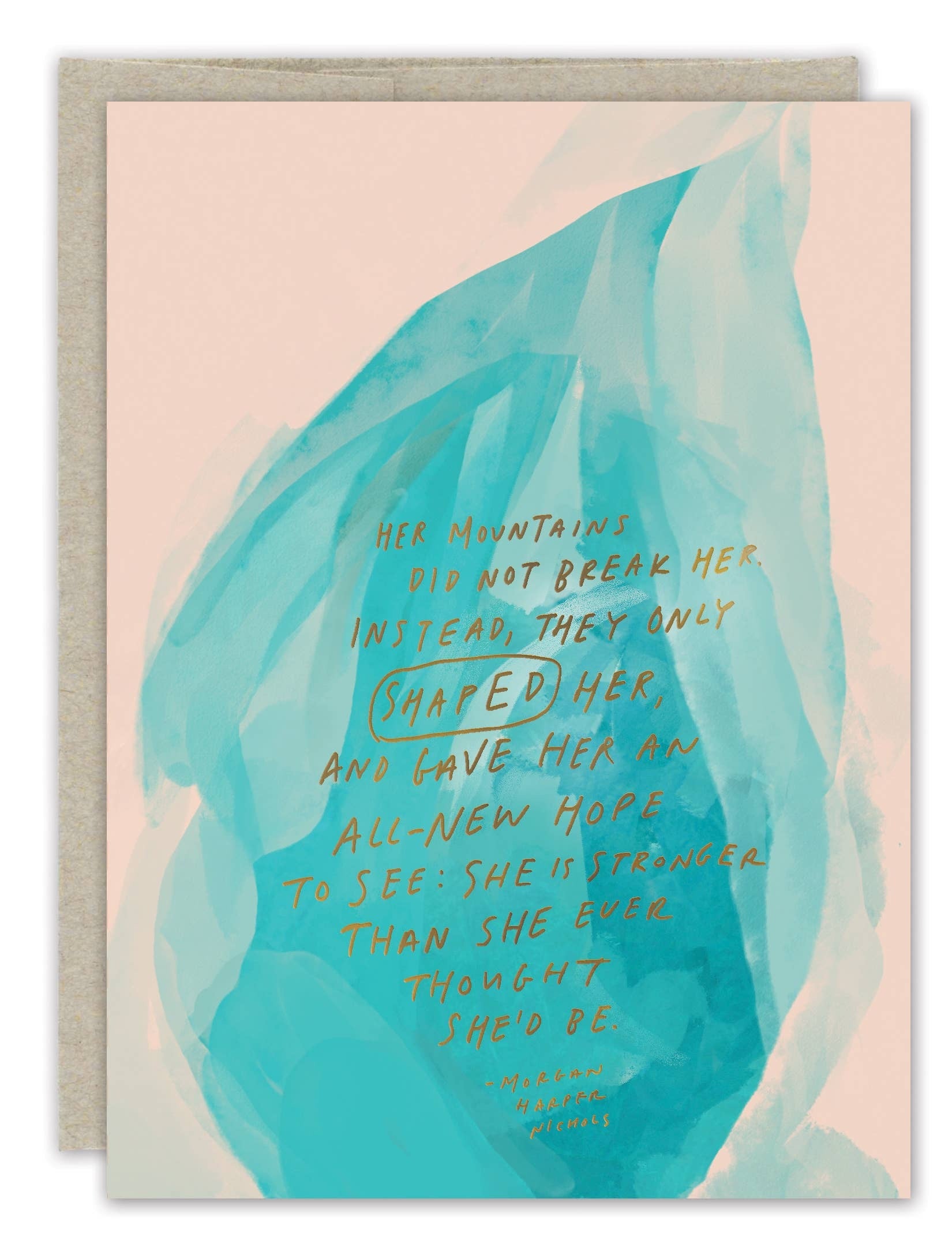 Biely shoaf her mountains encouragement card the plant shoppe